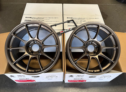 WedsSport TC105X EJ-Bronze II Wheel 18" 18x9.5 +25 5x114.3, Set 4 Rim 18lbs