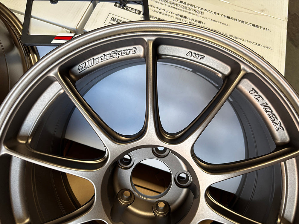 WedsSport TC105X EJ-Bronze II Wheel 18" 18x9.5 +25 5x114.3, Set 4 Rim 18lbs