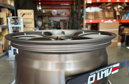 WedsSport TC105X EJ-Bronze II Wheel 18" 18x9.5 +25 5x114.3, Set 4 Rim 18lbs