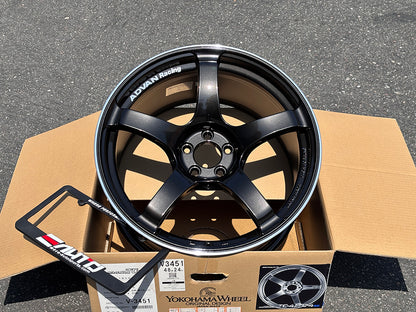 Advan TC4 TC-4 Black Gun Metallic Wheel 18x9.5 +45 5x100 BRZ FRS GR86 FR-S