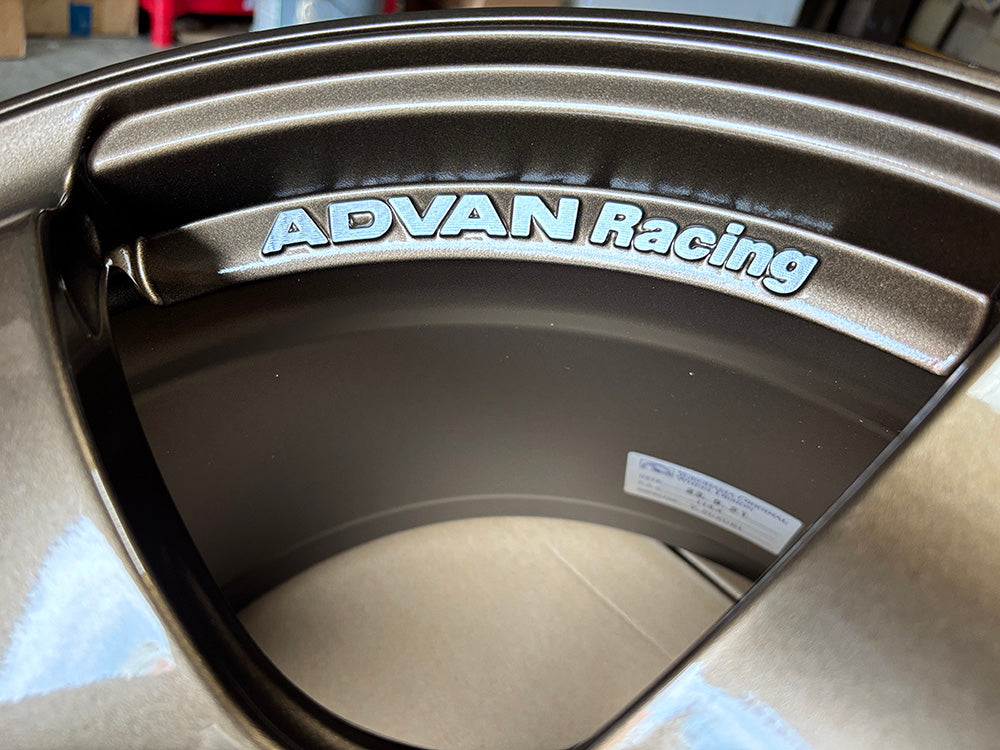 Advan Racing TC4 TC-4 Umber Bronze Metallic Wheel 18" 18x10.5 +15 5x114.3, Set 4