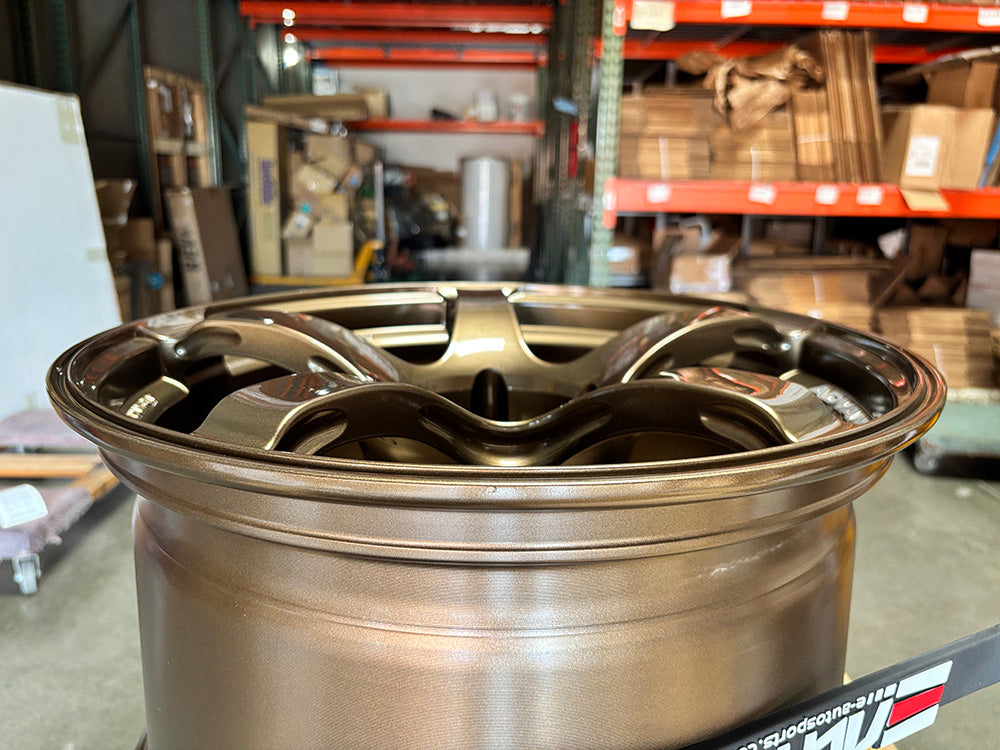 Advan Racing TC4 TC-4 Umber Bronze Metallic Wheel 18" 18x10.5 +15 5x114.3, Set 4