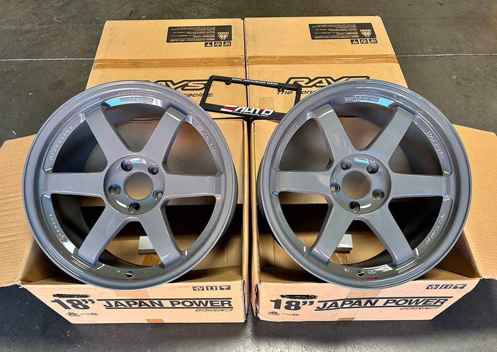 Rays Volk TE37SL Arms Glossy Gary Wheel 18" 18x10 +40 5x114.3, Set 4, 18.5lbs
