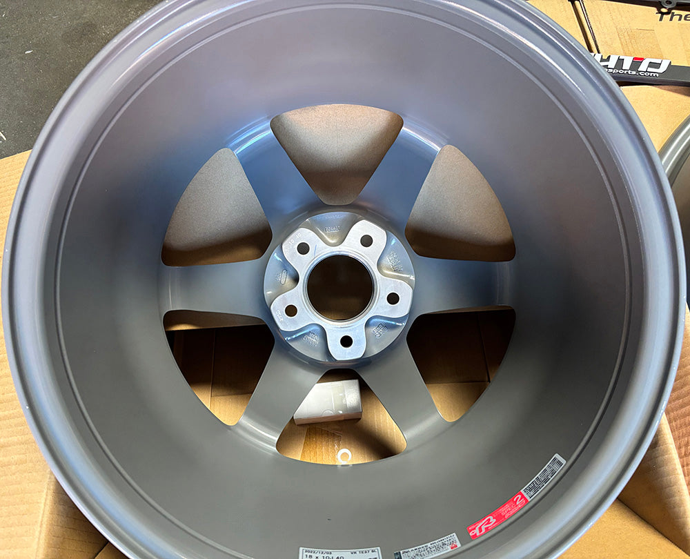 Rays Volk TE37SL Arms Glossy Gary Wheel 18" 18x10 +40 5x114.3, Set 4, 18.5lbs