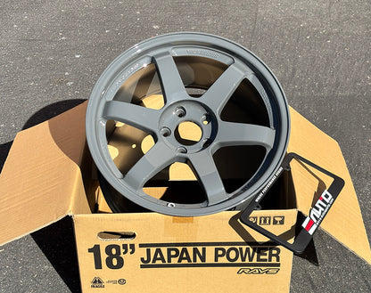 Rays Volk TE37SL Arms Glossy Gary Wheel 18" 18x10 +40 5x114.3, Set 4, 18.5lbs