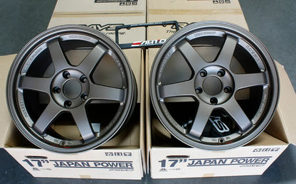 Rays Volk TE37SL Blast Bronze Wheels 17x9.5 +56 5x114 Honda S2000 S2K