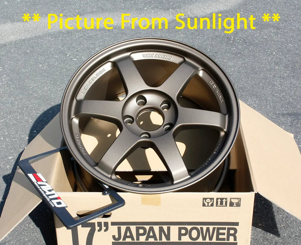 Rays Volk TE37SL Blast Bronze Wheels 17x9.5 +56 5x114 Honda S2000 S2K