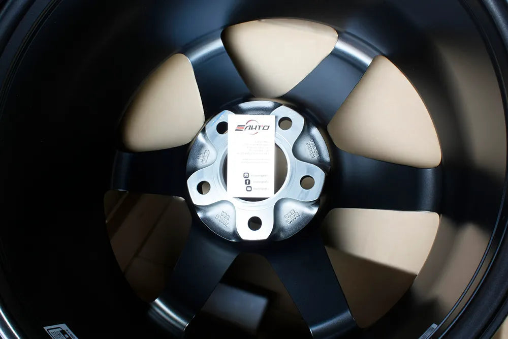 Rays TE37SL Diamond Black Wheels 18x9.5 +22 5x114 GR Corolla Supra SC300 SC400