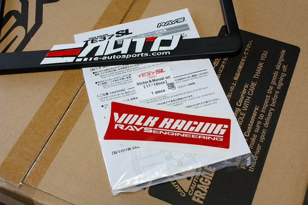 Rays Volk Racing TE37SL Dash White Wheel 18x9.5 +22 5x114, Set 4 18lbs