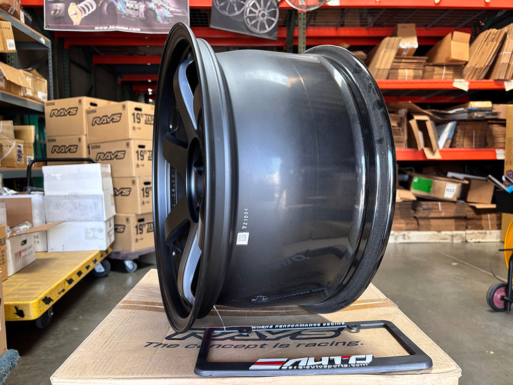 Rays TE37SL Matte Black Wheel 18" 18x9.5 +38 5x120 Civic Type R FK8 FL5
