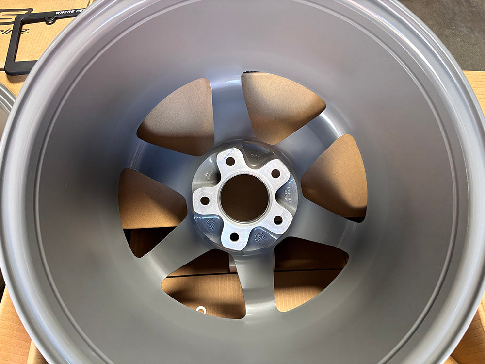 Rays TE37SL Glossy Arms Gray Wheel Rim 18" 18x10.5 +15 5x114, Set 4