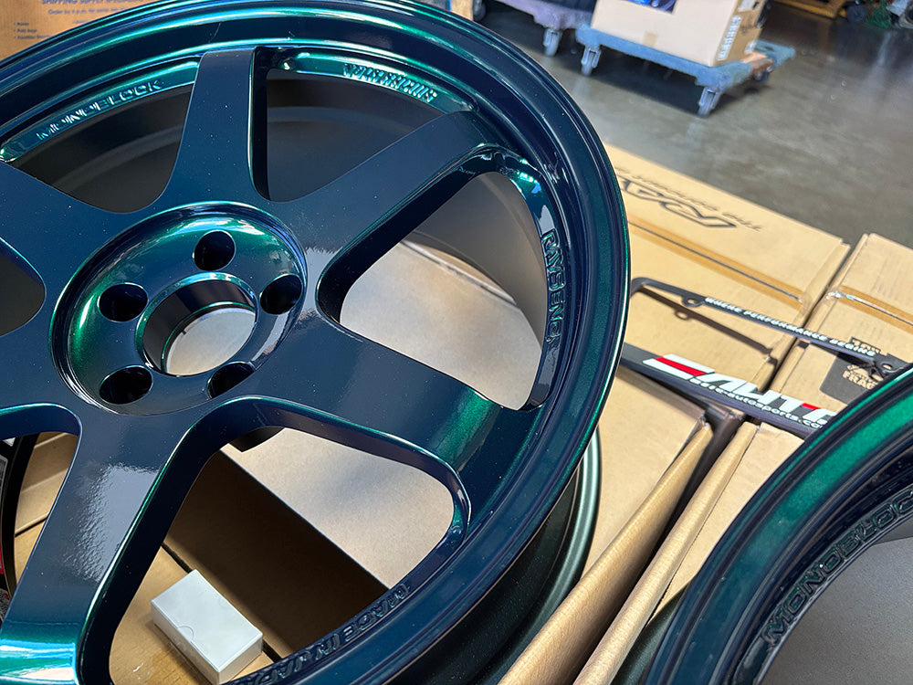 Rays TE37SL 19x9.5 19x10.5 5x112 Racing Green Wheel Rim for GR Supra A90 A91