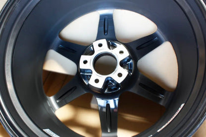 Rays Volk TE37SL Matte Black Wheels 19x9.5 +22 19x10.5 +12 5x114, Set 4