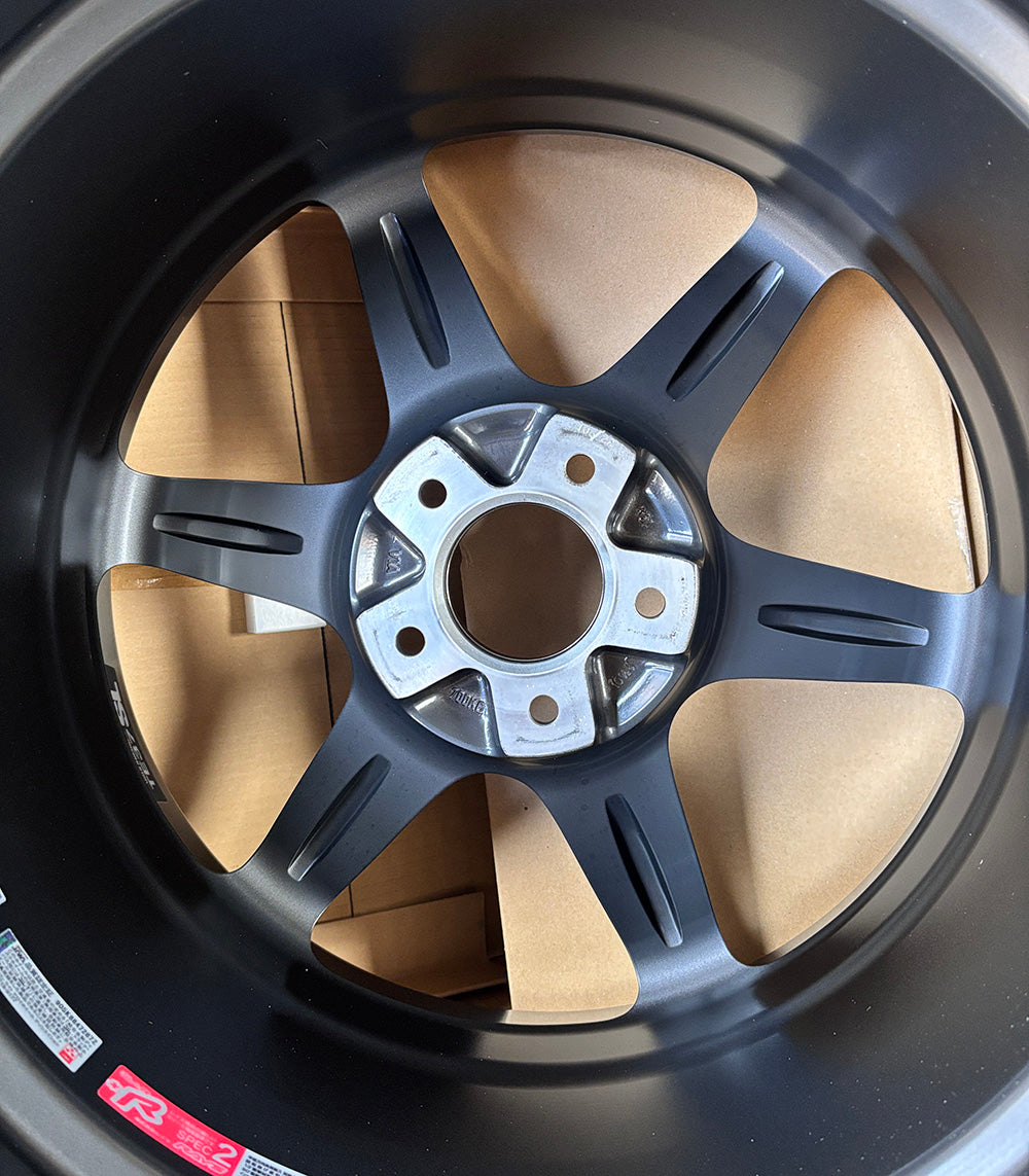 Rays TE37SL Pressed Double Black Wheel Rim 19" 19x9.5 19x10.5 +22 5x114, Set 4