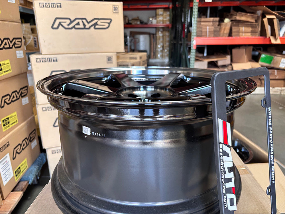 Rays TE37SL Pressed Double Black Wheel Rim 19" 19x9.5 19x10.5 +22 5x114, Set 4
