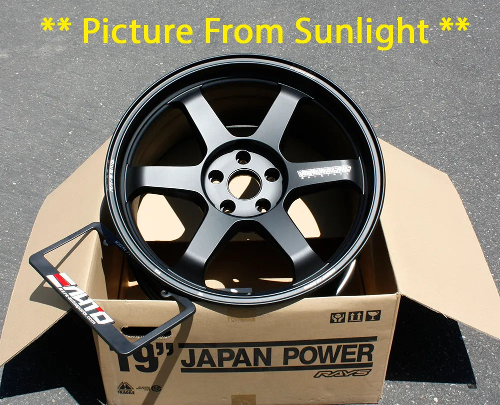 Rays TE37 Ultra M-Spec Matte Black Wheels 19x9.5 +34 5x114 *64.2 Hub* 4pc