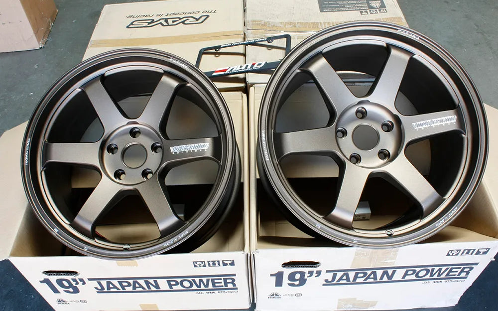 Rays Volk TE37 Ultra M Spec Bronze Wheels 19x9.5 +23 19x11 +37 5x120, 4pc