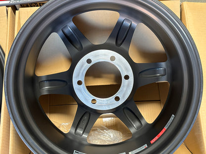 Rays TE37 Ultra Large PCD 18" 18x8 +20 6x139.7 Wheel Rim Black Shadow LTD, Set 4
