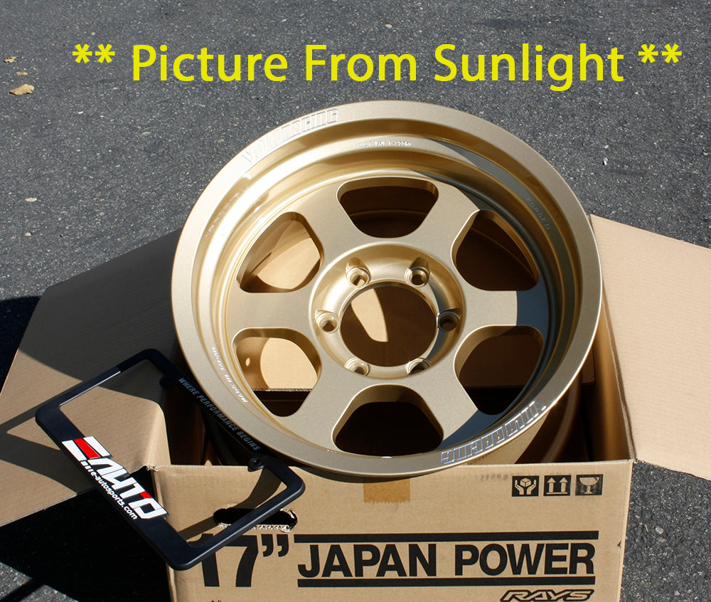 Rays Volk TE37XT M Spec Gold Wheels 17x8.5 -10 6x139.7 Set 4
