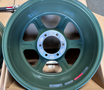 Rays TE37XT Matte Green Wheels 18x9 +0 6x139.7 Tundra Sequoia LC250 LC300