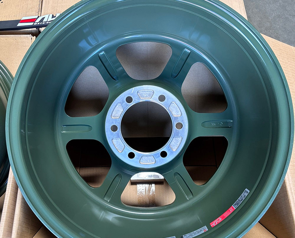 Rays Volk Racing TE37XT M-spec Matte Dark Green Wheel 18" 18x9 -1 6x135, Set 4