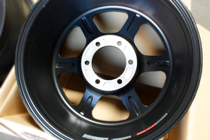 Rays TE37XT Blast Black Wheels 18x9 +0 6x139 Silverado Cheyenne Sierra