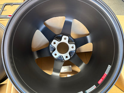 Rays TE37SL Black Edition III 18x11 +17 5x114 Pressed Black Wheel Rim, Set 4