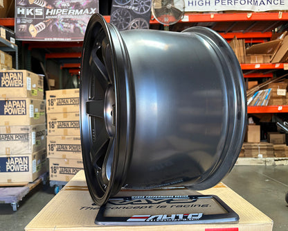 Rays TE37SL Black Edition III 18x11 +17 5x114 Pressed Black Wheel Rim, Set 4