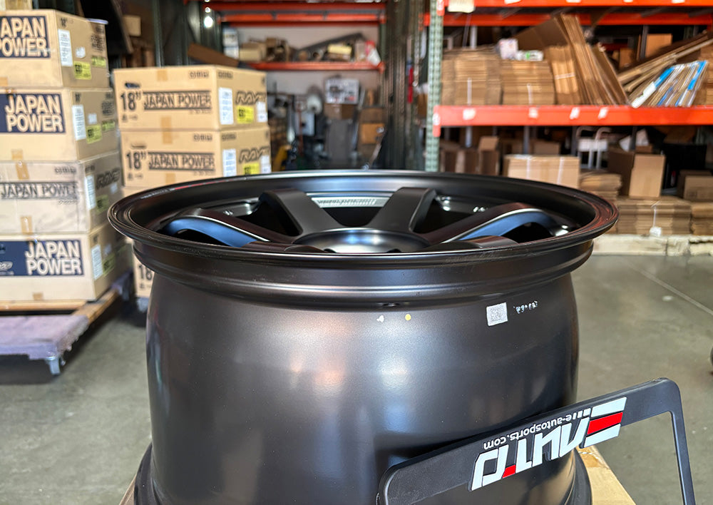 Rays TE37SL Black Edition III 18x11 +17 5x114 Pressed Black Wheel Rim, Set 4
