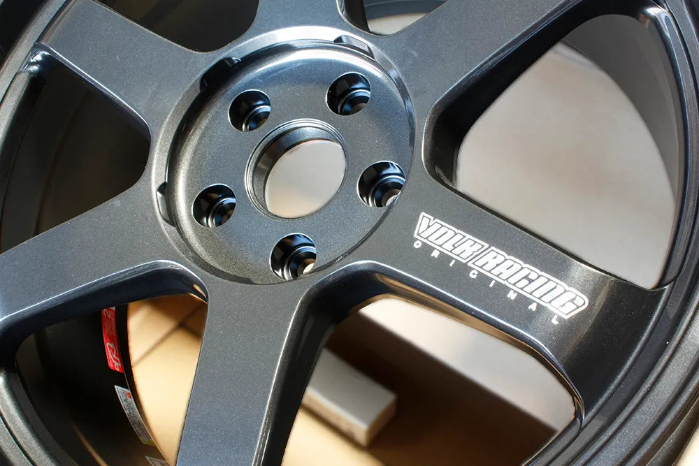 Rays TE37 Ultra Diamond Black Wheels 19x9.5 +34 5x114 Tesla Model 3 Y