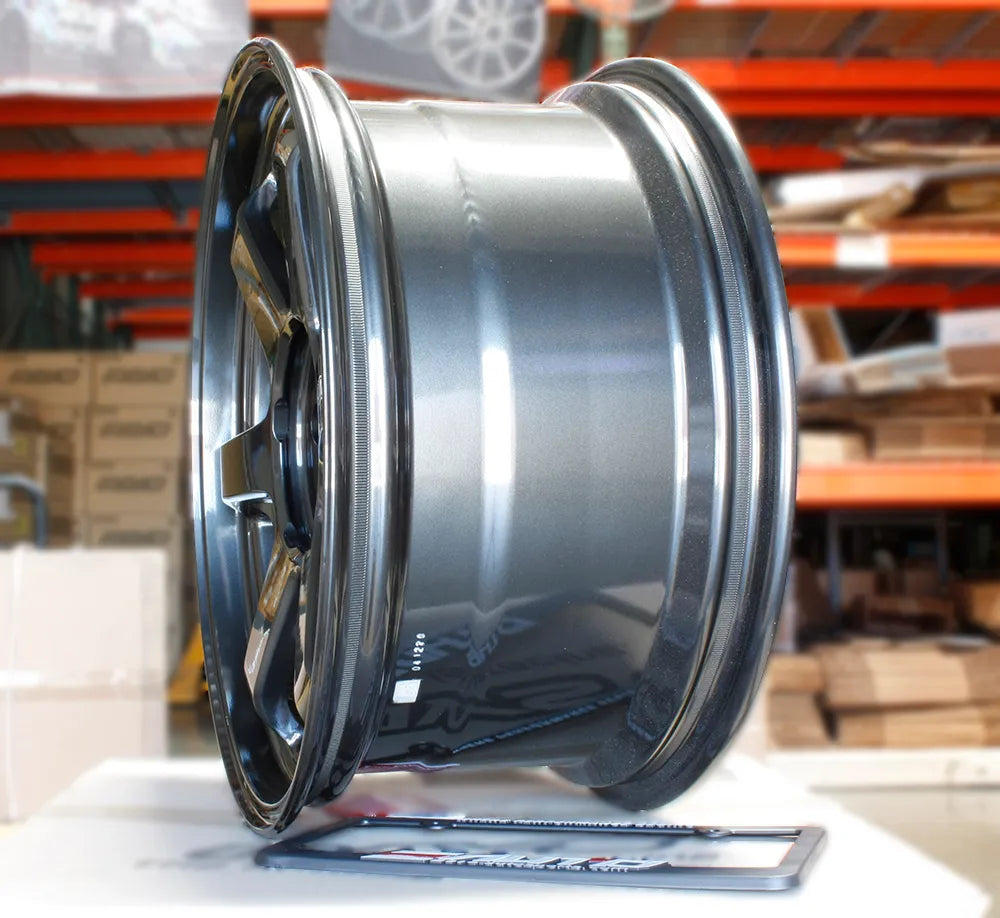 Rays TE37 Ultra Diamond Black Wheels 19x9.5 +34 5x114 Tesla Model 3 Y