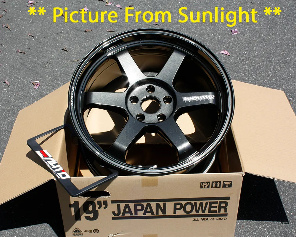 Rays TE37 Ultra Diamond Black Wheels 19x9.5 +34 5x114 Tesla Model 3 Y