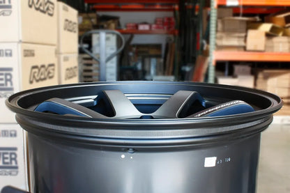 Rays TE37 Ultra M Matte Black Wheels 20x10 20x11 5x120 Tesla Model S X