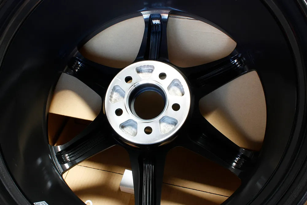Rays Volk TE37 Ultra Matte Black Wheels 20x10 +30 5x114 Tesla Model Y Model 3