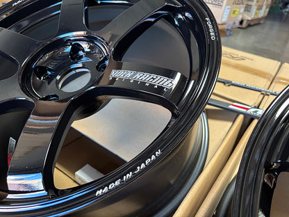 Rays TE37 Saga S-plus 18x9.5 +45 5x120 Black Wheel Rim for Integra Type S 24-27