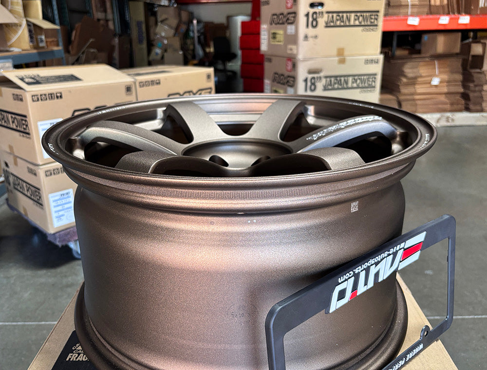 Rays TE37 Saga S-plus Bronze Wheel 18x9.5 +22 5x114 for 350z 370z 300zx G37 G35