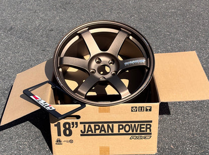Rays TE37 Saga S-plus Bronze Wheel 18x9.5 +22 5x114 for 350z 370z 300zx G37 G35