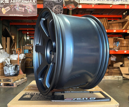 Rays TE37 Saga S-plus Matte Blue Gunmetal 19x9.5 +25 19x11 +35 5x112 Wheel Set 4