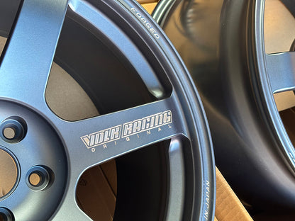 Rays TE37 Saga S-plus Matte Blue Gunmetal 19x9.5 +25 19x11 +35 5x112 Wheel Set 4
