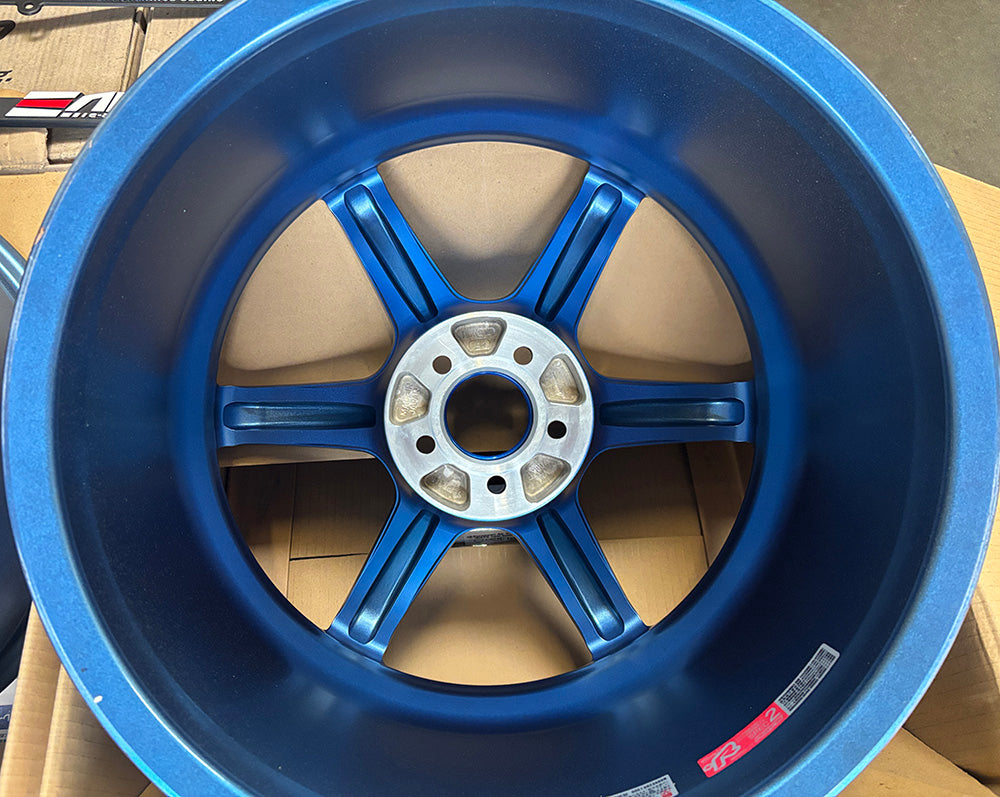 Rays TE37 Saga 18x9.5 +43 5x100 Wheel Rim Hyper Blue for Corolla Hatch tC iM xD