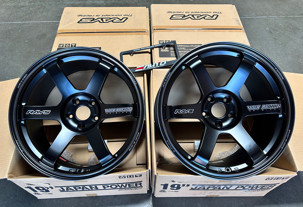 Rays TE37 Saga S-plus Black Shadow LTD Wheel 19" 19x9.5 19x10.5 +22 5x114, Set 4