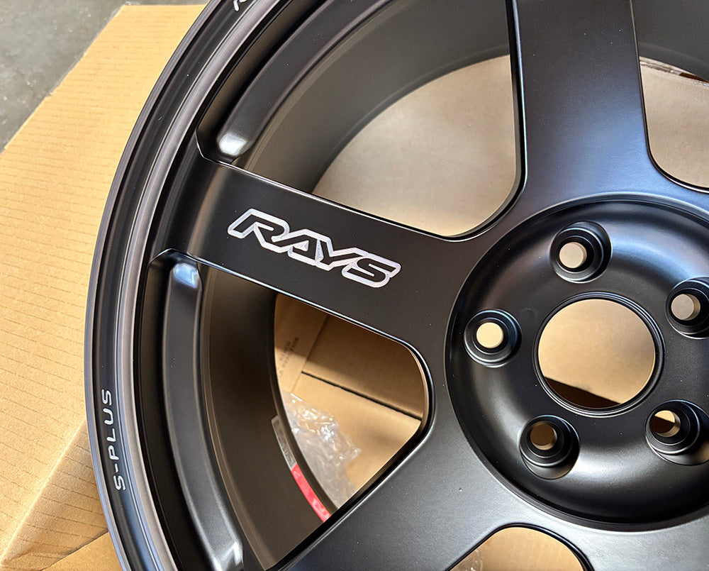 Rays TE37 Saga S-plus Black Shadow LTD Wheel 19" 19x9.5 19x10.5 +22 5x114, Set 4