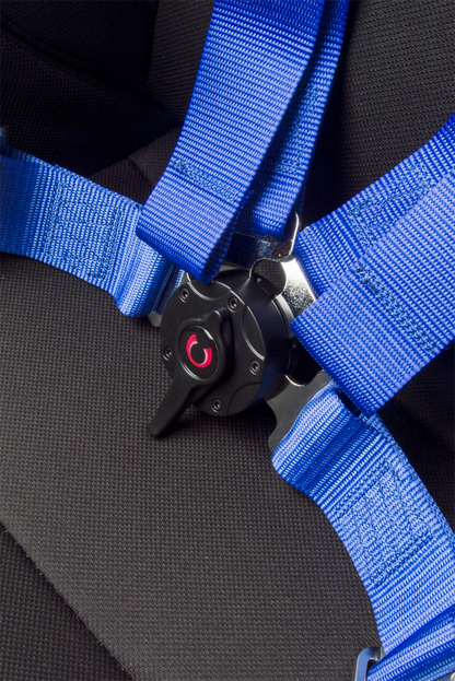 Cipher Racing Blue 4 Point Camlock Racing Harness Set (Sold in Pairs)