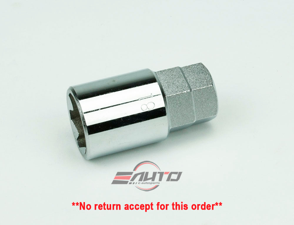 #81/#82/#83 Key Adapter Wheel Lock Nut for M14x1.5 Rays 19HEX Kics BullLock Tuskey