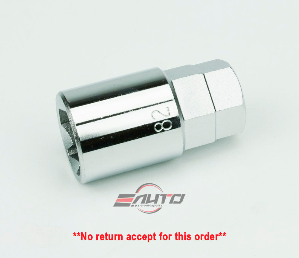#81/#82/#83 Key Adapter Wheel Lock Nut for M14x1.5 Rays 19HEX Kics BullLock Tuskey