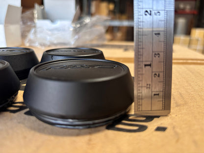 4x Rays High Blast / Matte Black Center Cap ZE40 TE37 Ultra Saga Sonic CE28N 21A