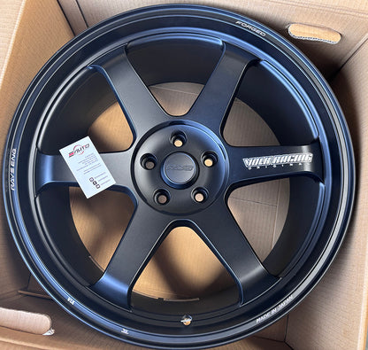 4x Rays High Blast / Matte Black Center Cap ZE40 TE37 Ultra Saga Sonic CE28N 21A