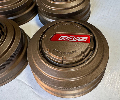 4x Rays LPS Center Cap Bronze *6x139.7 57Trans-X 57CR-X 57DR-X TE37XT TE37Large