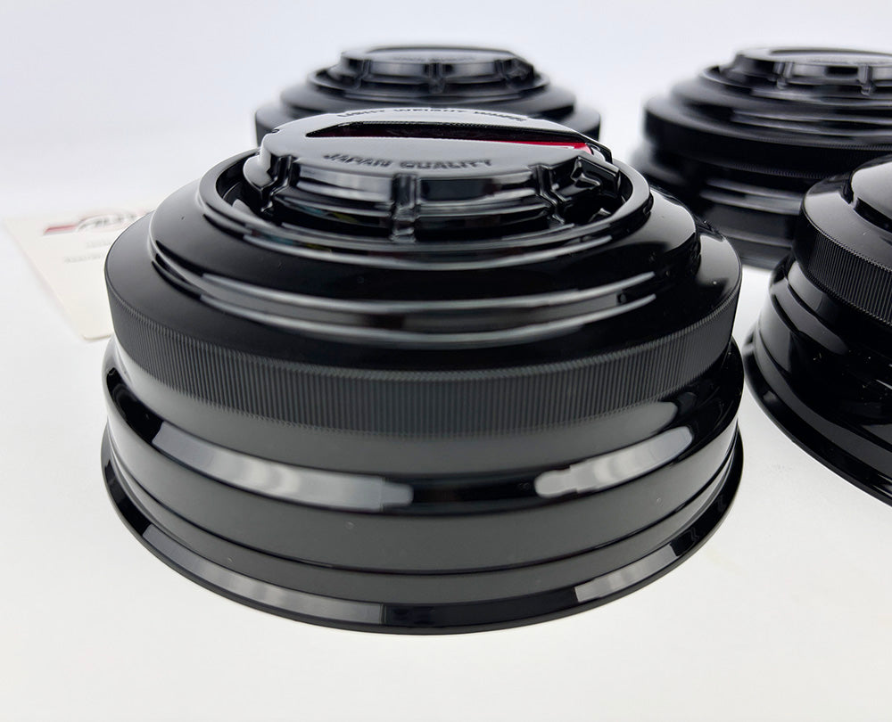 4x Rays LPS Center Cap BK/Red *6x139.7 57Trans-X 57CR-X 57DR-X TE37XT TE37Large