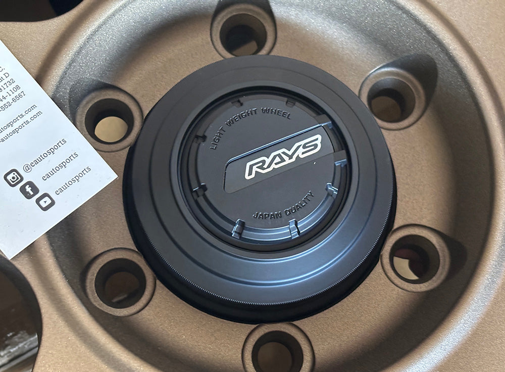4x Rays LPS Center Cap Semi Black 6x139 57Trans-X 57CR-X 57DR-X TE37XT TE37Large
